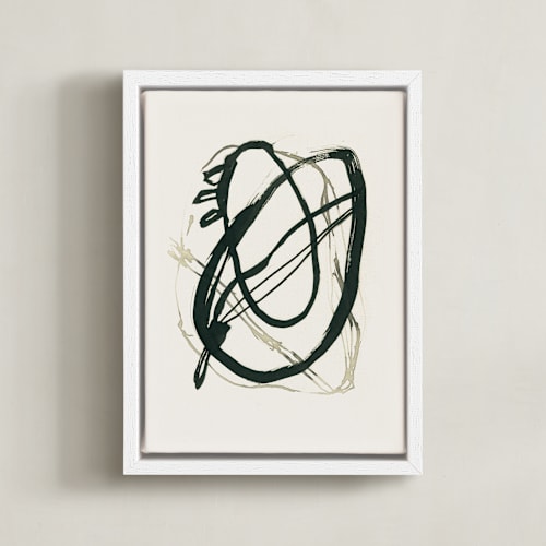 This is a black - beige art by Catilustre called black 01
