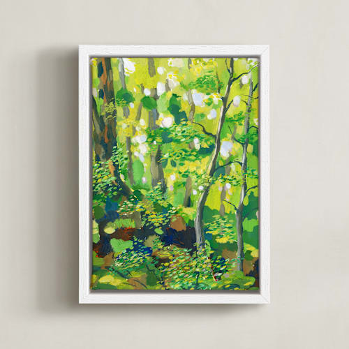 This is a apple green art by Alexandra Dzh called green forest