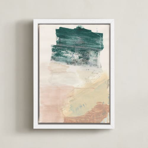 This is a lush green art by Lauren Packard called the layers beneath