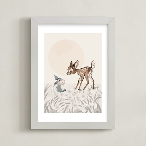 This is a fawn disney art by Teju Reval called bambi