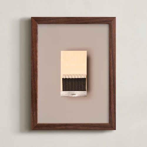 This is a color match silver art by Andrew McClintock called unstruck silver