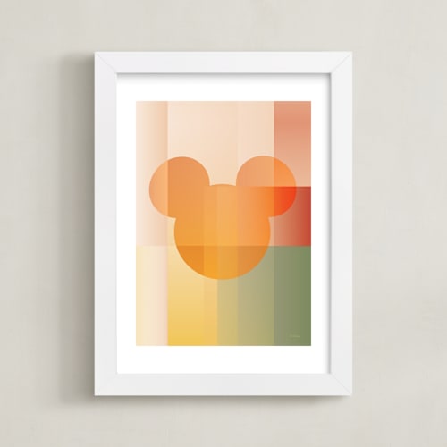 This is a sunset disney art by Baumbirdy called gradient silhouette