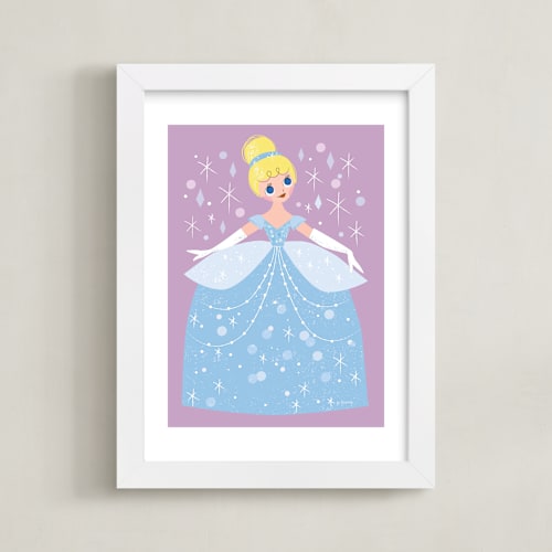 This is a midnight disney art by Angela Thompson called sparkling cinderella