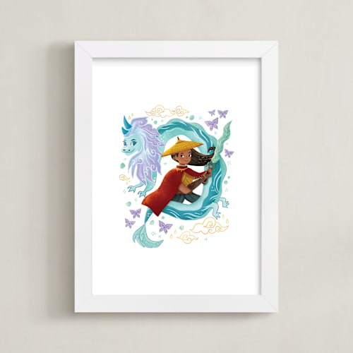 This is a water dragon disney art by curiouszhi called warrior princess raya