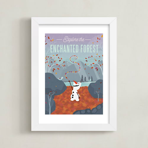 This is a purple haze disney art by Erica Krystek called disney's enchanted forest