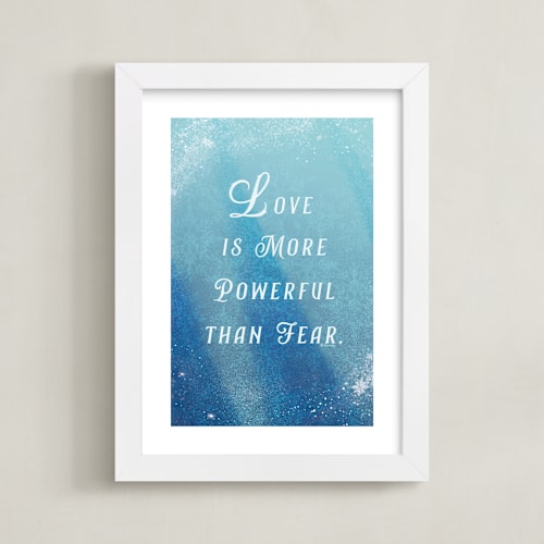 This is a ice disney art by Leah Bisch called disney's elsa love quote