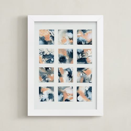 This is a indigo art by LeAnne Roberts called sunsets