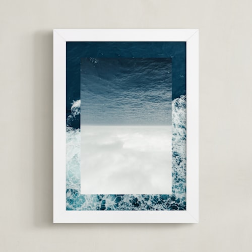 This is a marine art by lulu and isabelle called waves 2