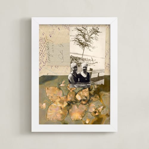 This is a vintage paper art with standard by raven erebus called summer long forgotten