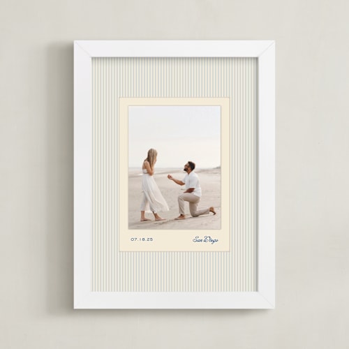 This is a azure photo art with standard by Creo Study called luxe stripes: portrait