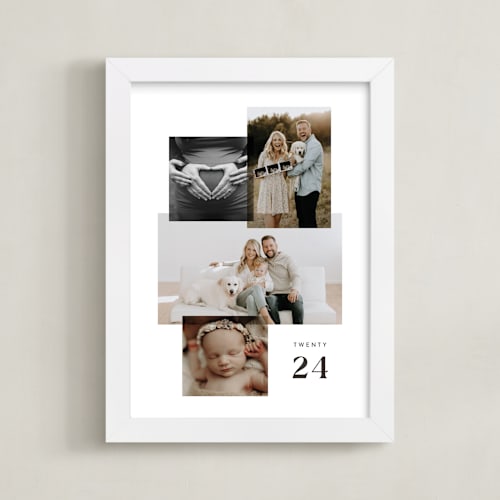 This is a blanco photo art by Kamala Nahas called four photo: portrait framed photo