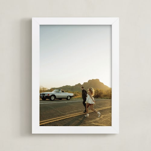 This is a white photo art by Minted Custom called the big picture: portrait framed photo