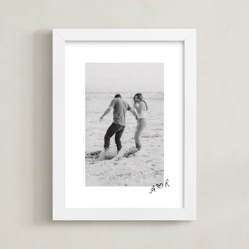 This is a graphite photo art by Claudia Orengo called scripted heart: framed photo