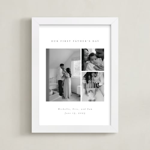 This is a snow photo art by Emily Sabol Goss called family gallery: portrait framed photo