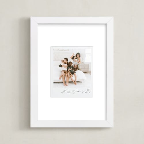 This is a quartz photo art by Minted called classic snap: portrait framed photo