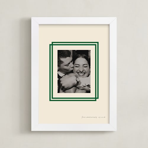 This is a emerald photo art with standard by letterfix called double border: landscape