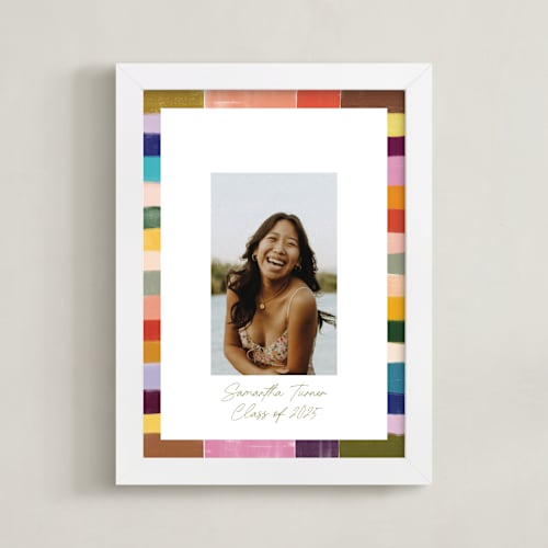 This is a olive photo art by Sierra Lee called colorful tiles: portrait framed photo