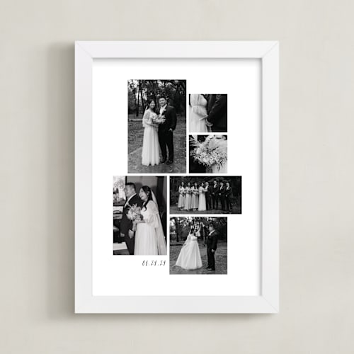 This is a diamond photo art by Hooray Creative called six photo: portrait framed photo