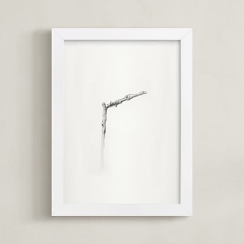 This is a light grey art by jinseikou called twig- solitude 01