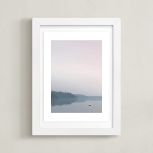 This is a morning mist art by Karen Kaul called mornings on bluewater