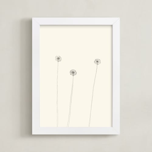This is a ivory art by Jorey Hurley called dandelions