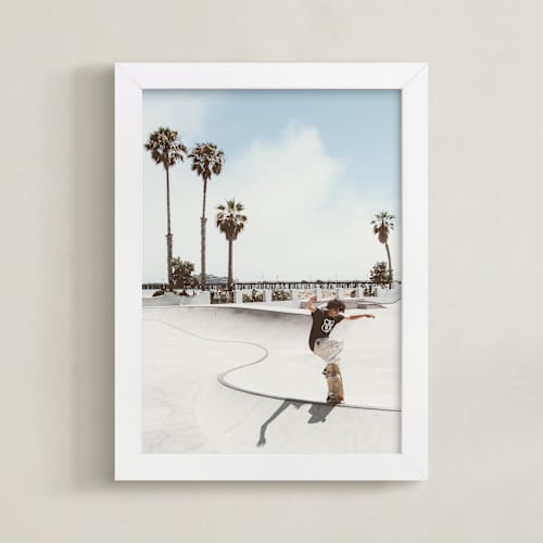 This is a color art by Kamala Nahas called santa barbara skate i