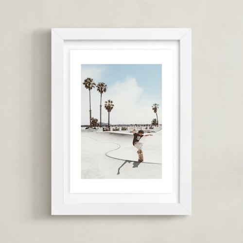 This is a color art by Kamala Nahas called santa barbara skate i