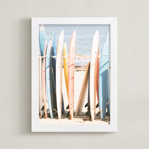 This is a surfjack art by Summer Strauch called if you wanna go + take a ride with me