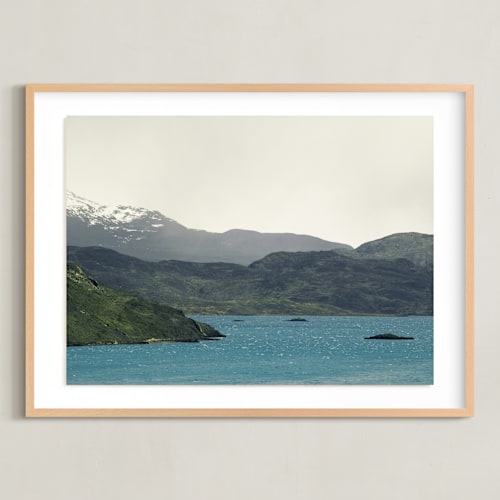 This is a ocean blue art by lulu and isabelle called landscape 1