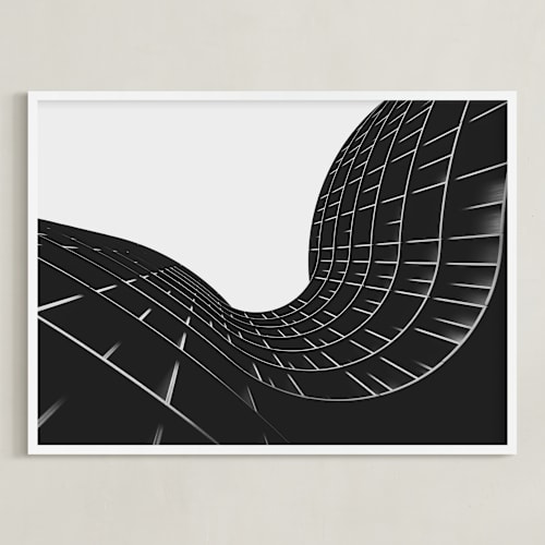 This is a copenhagen gray art by Kate Baird called linjer 1