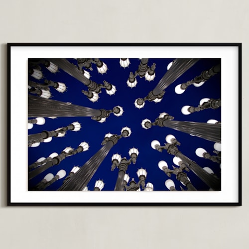 This is a midnight art by Jessica Cheney called the lighthouse