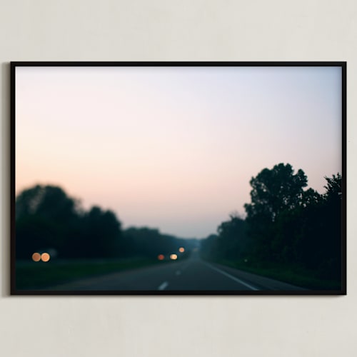 This is a light pink art by ALICIA BOCK called summer haze #1
