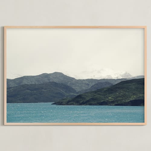 This is a ocean blue art by lulu and isabelle called landscape 2