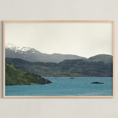 This is a ocean blue art by lulu and isabelle called landscape 1