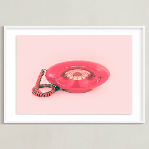 This is a baby pink art by Deborah Chou called call me maybe 1