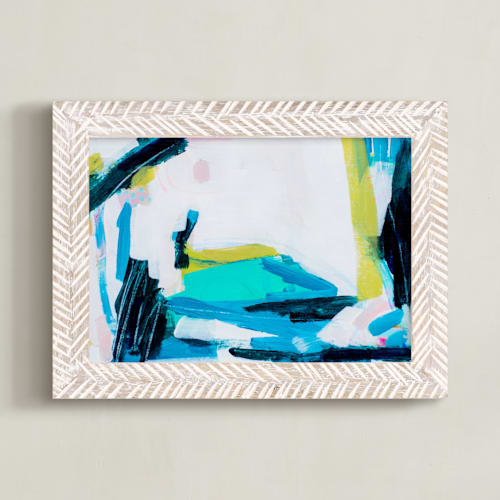 This is a green gold art by Katie Craig called dancing on a hill