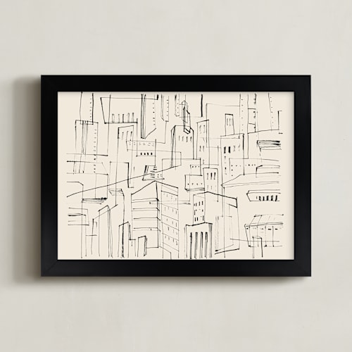 This is a sandpaper art by Catilustre called city ragtimes