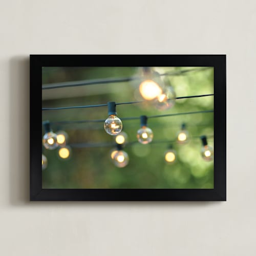 This is a leaf green art by L. Daniel called string of lights