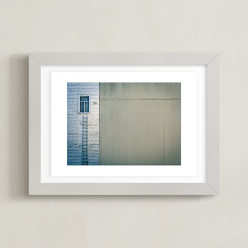This is a dawn in the alleyway taupe art by Jacquelyn Sloane Siklos called from the window, san francisco 2