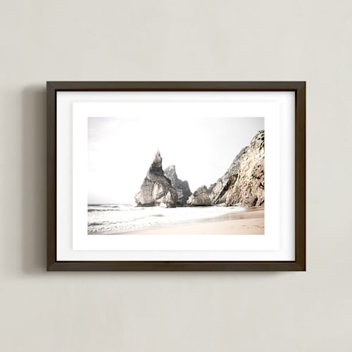 This is a storm gray art by Hi Uan Kang Haaga called praia da ursa