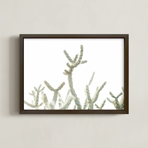 This is a cactus green art by Kristi Jackson called the rising