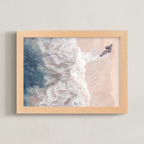 This is a peach nude art by Tania Medeiros called sea love