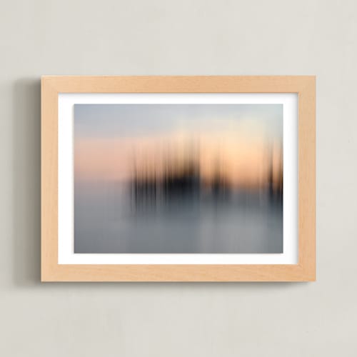 This is a sunset art with standard by Rachel Francis called last light