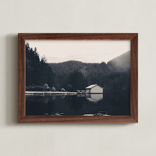 This is a deep water art by Sherley Ferreira called lakeside view