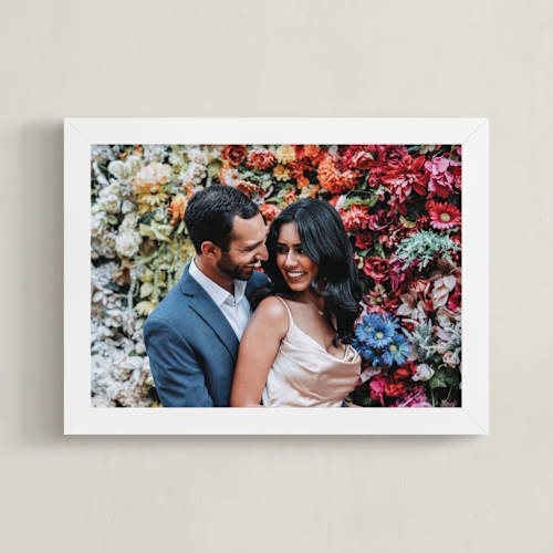 This is a white photo art by Minted called the big picture: valentine's framed photo