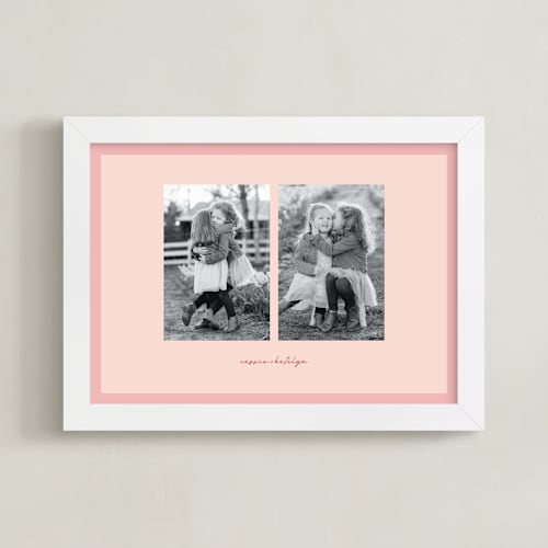 This is a blush photo art by Blustery August called soft hues two photo: landscape framed photo