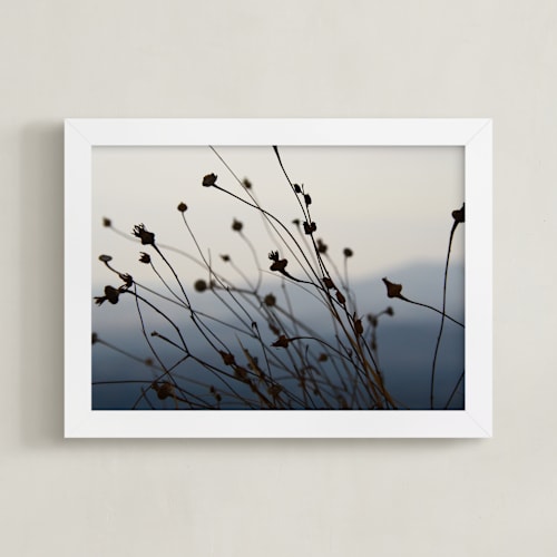 This is a dark blue art by lulu and isabelle called sway