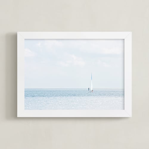 This is a silver blue art by Alexandra Feo called aimlessly