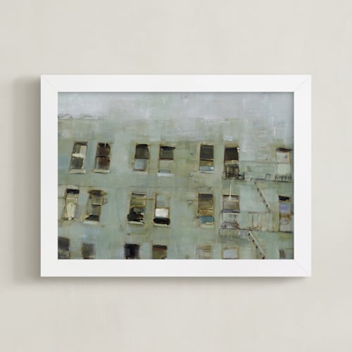 This is a grey art by Hadas Tal called windows