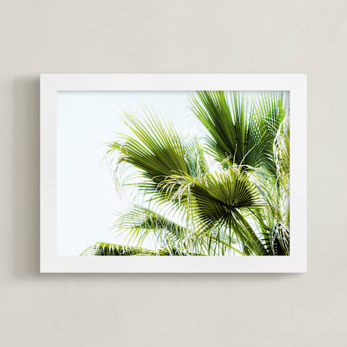 This is a palm green art by Bethania Lima called singularity